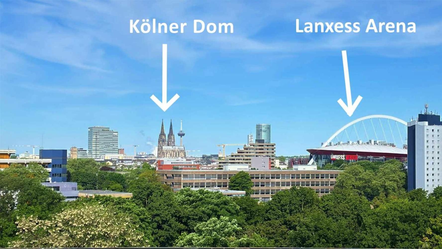 Cologne Fair Apartment With Cathedral View Exteriör bild
